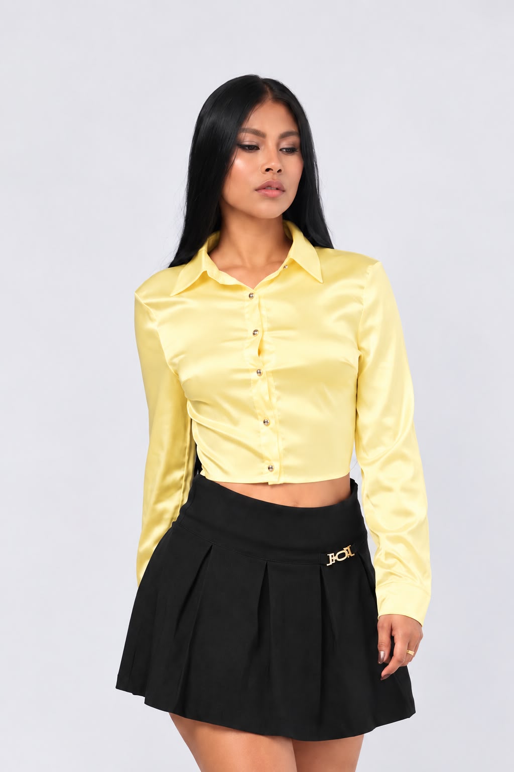 BLUSA SATINADA