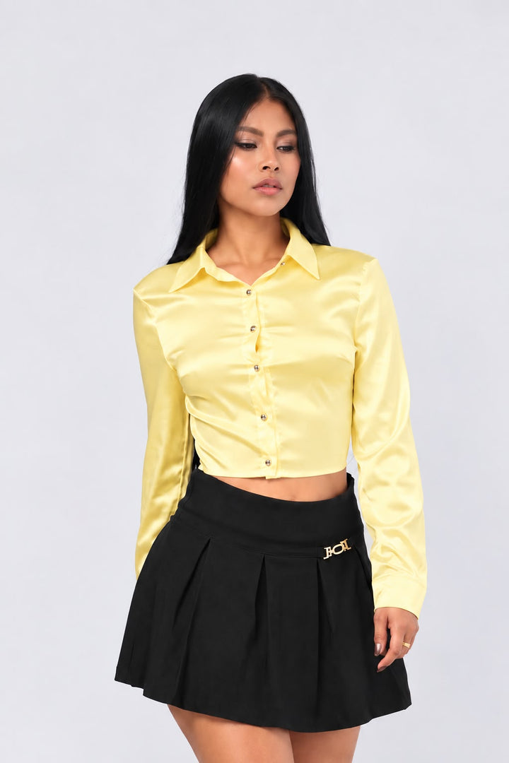 BLUSA SATINADA