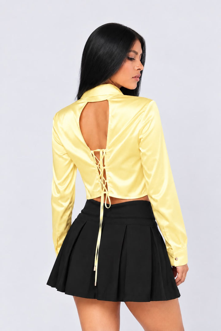 BLUSA SATINADA