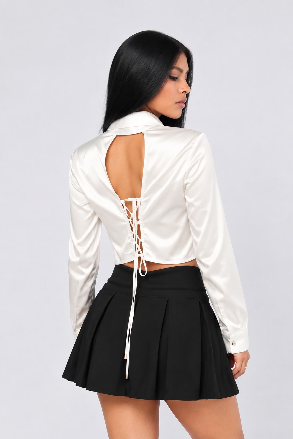 BLUSA SATINADA