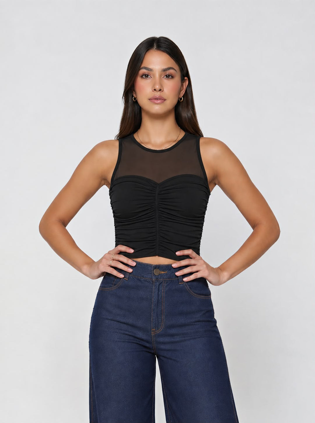 BLUSA FRUNCIDA
