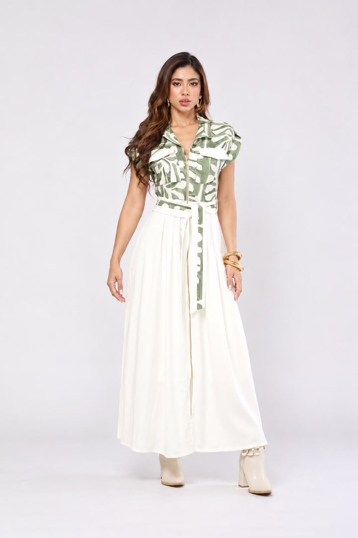 VESTIDO LARGO CAMISERO