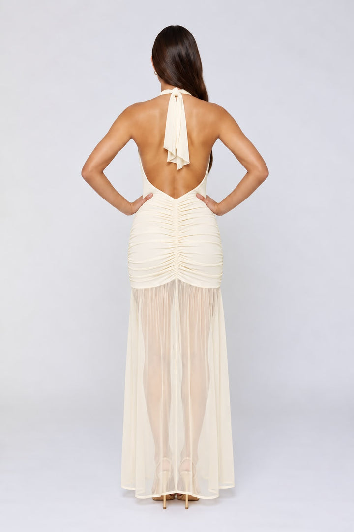 VESTIDO LARGO HALTER