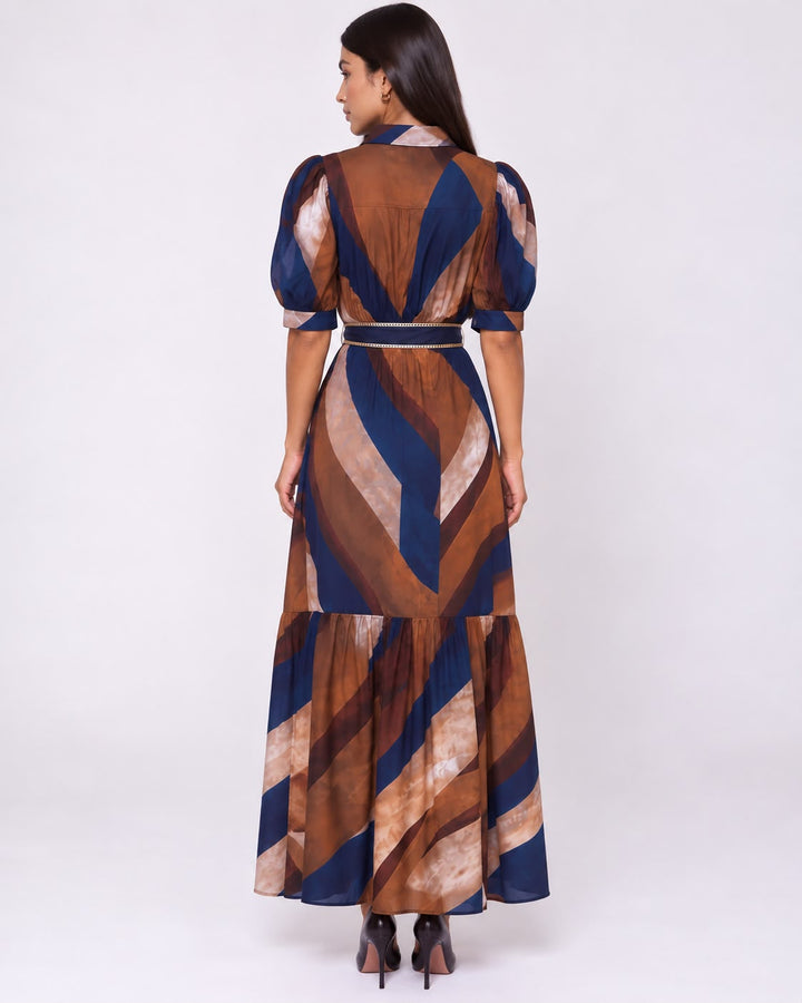 VESTIDO LARGO CAMISERO