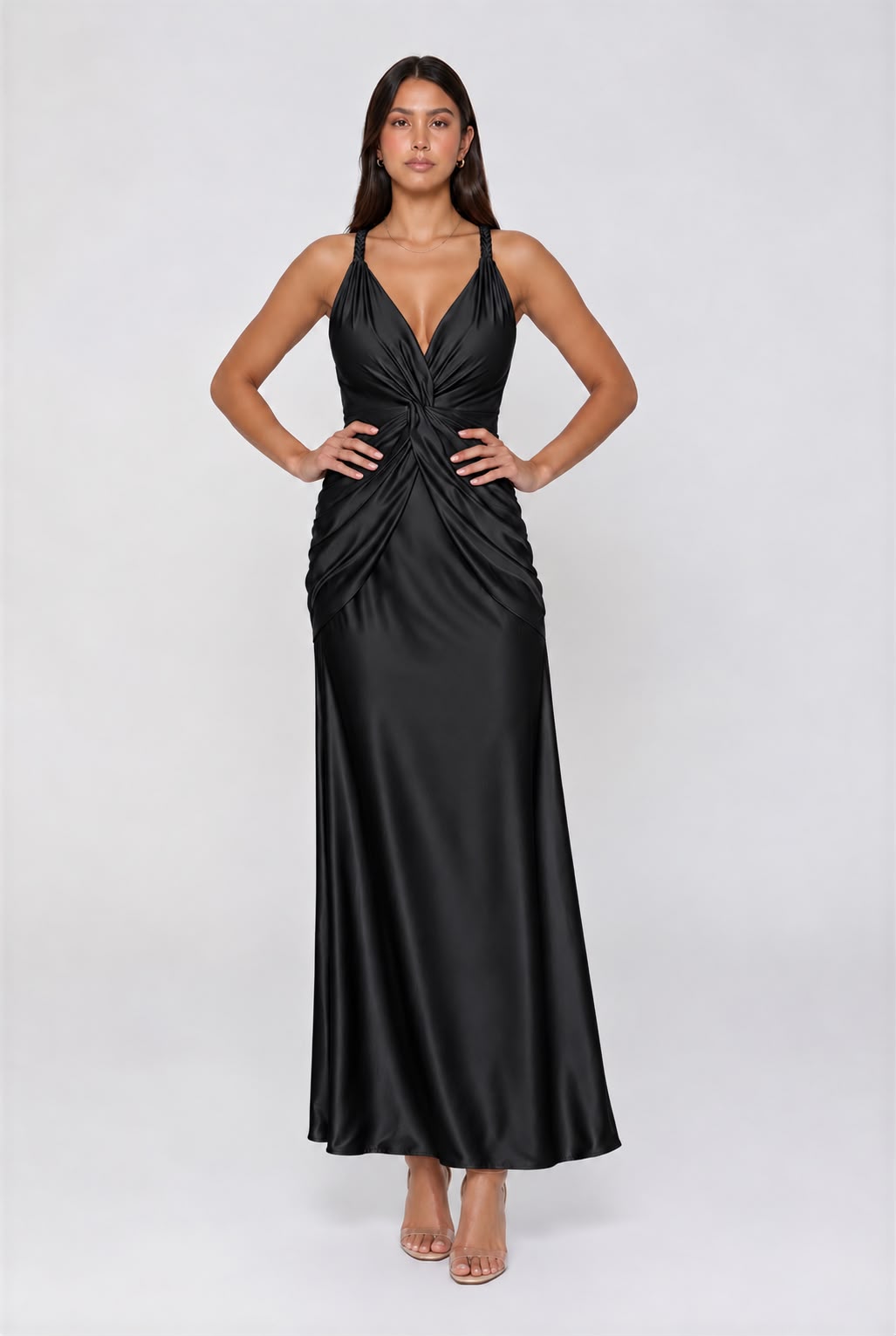 VESTIDO DRAPEADO