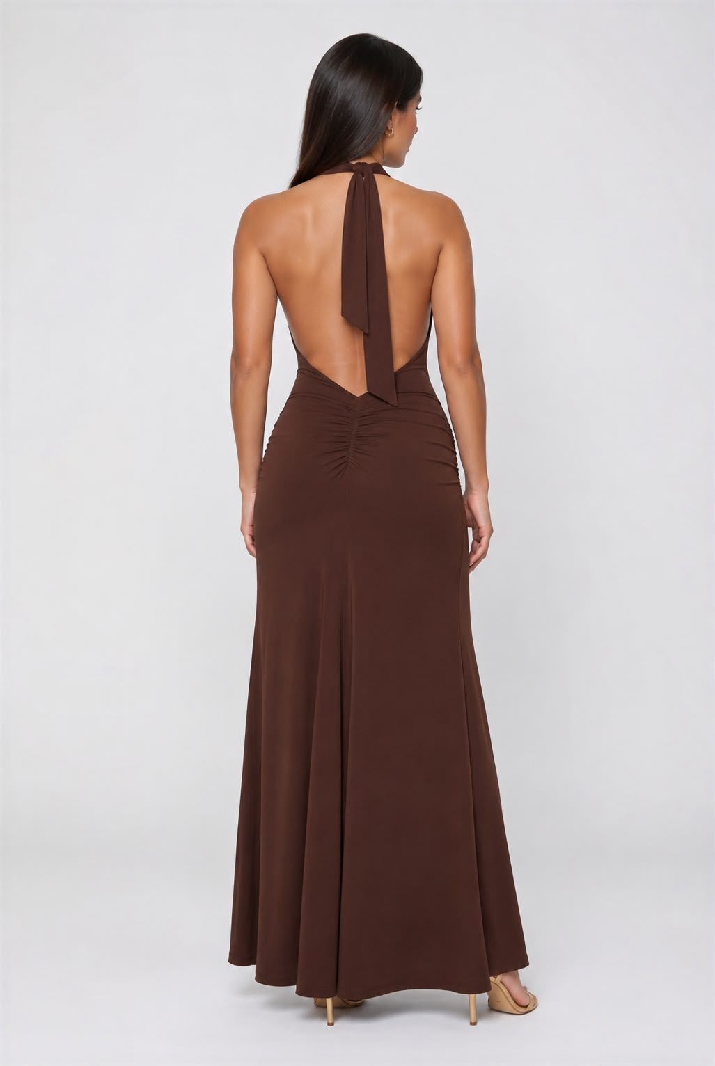 VESTIDO DRAPEADO HALTER