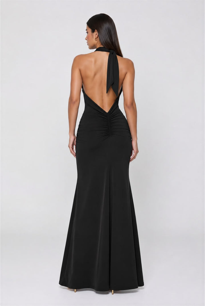 VESTIDO DRAPEADO HALTER