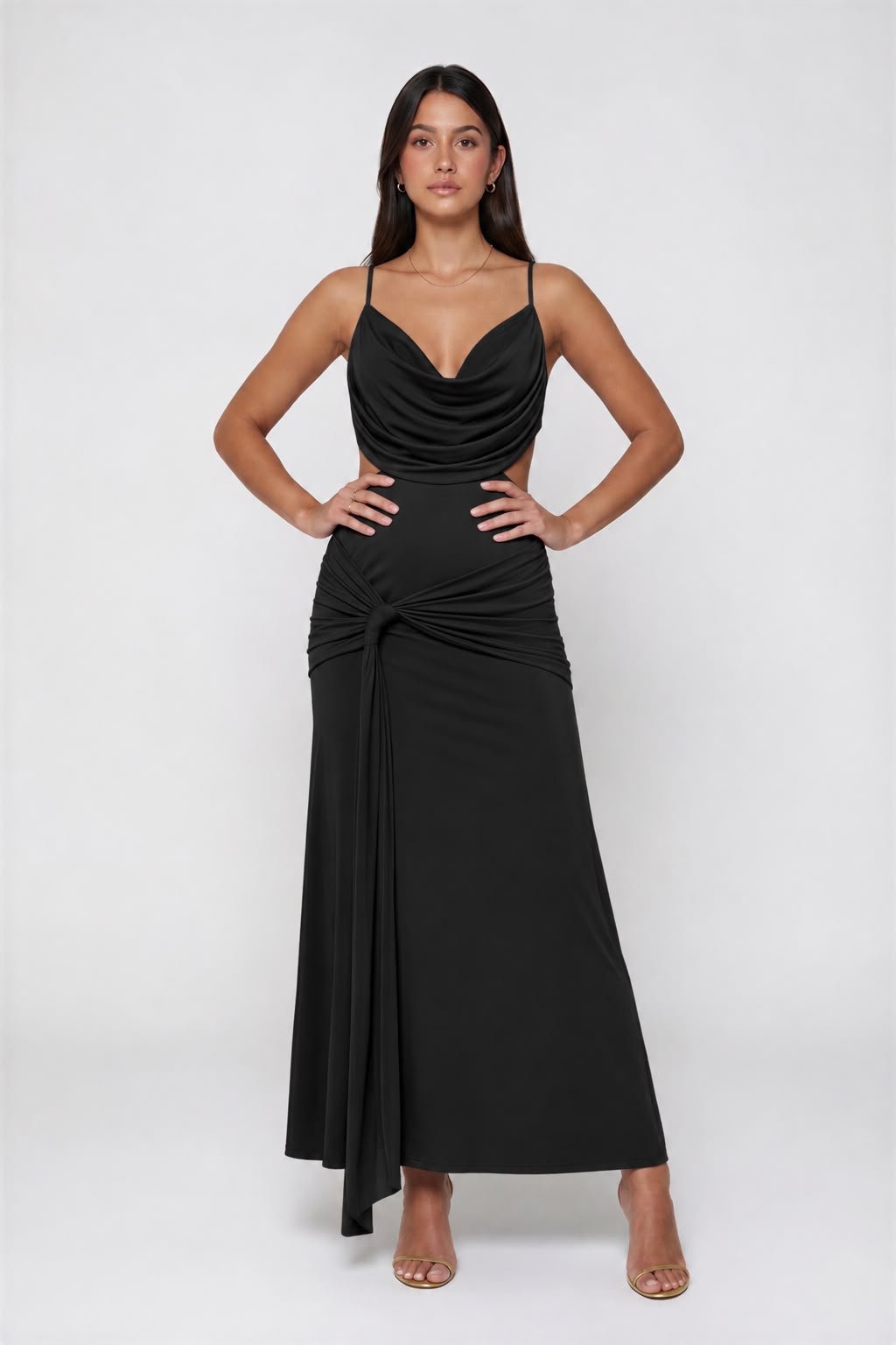 VESTIDO DRAPEADO