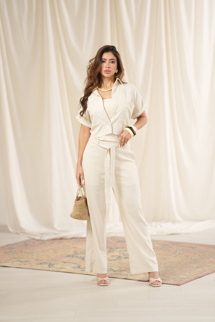 CONJUNTO LINO BORDADO
