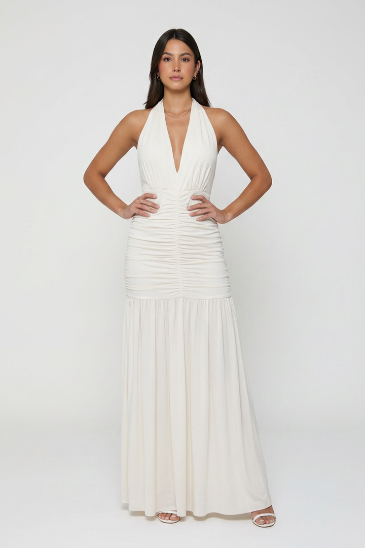 VESTIDO LARGO HALTER