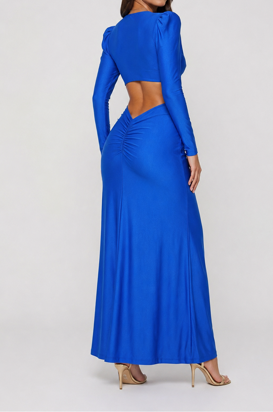 VESTIDO LARGO NUDO
