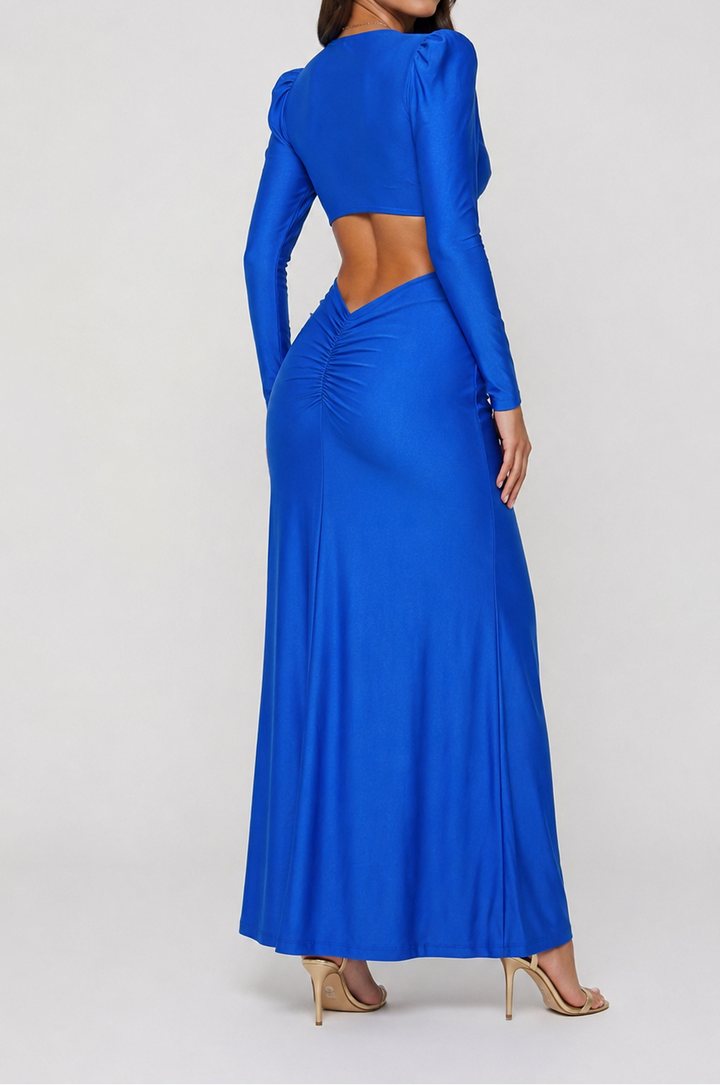 VESTIDO LARGO NUDO