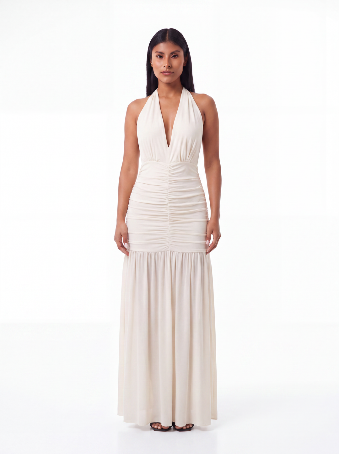 VESTIDO LARGO HALTER