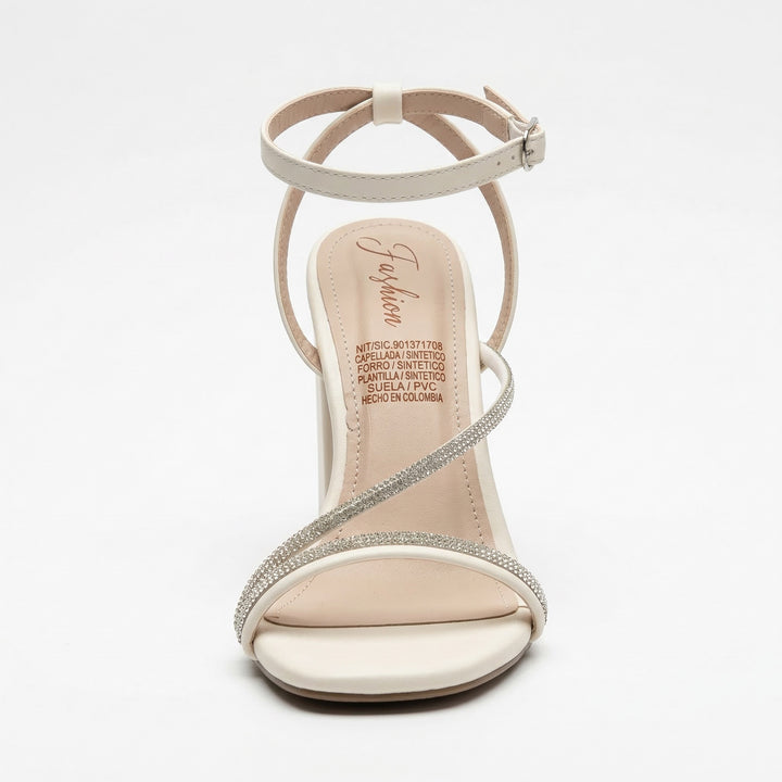 Tacones Isadora blancos