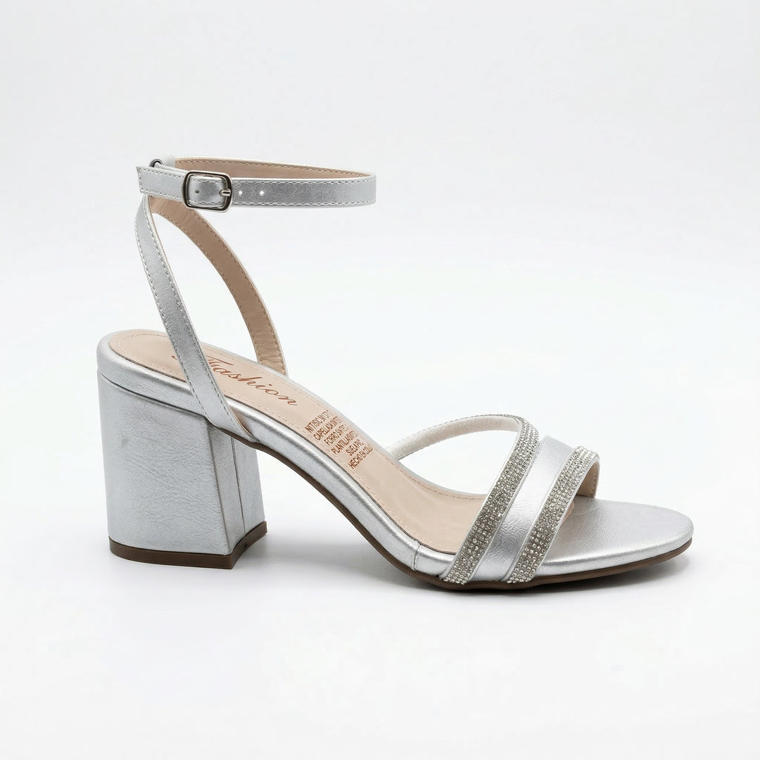 Tacones Isadora dorados